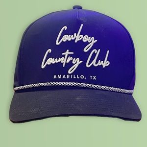 Cowboy Country Club Men’s black rope hat